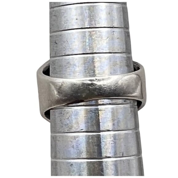 Vintage Sterling Silver Marcasite Signet Ring Size 7.75 925 Statement 6.99g LOOK - Picture 10 of 15